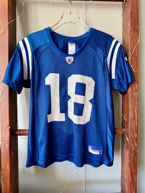 PEYTON MANNING #18 NFL Indianapolis COLTS  #18 Football Jersey REEBOK